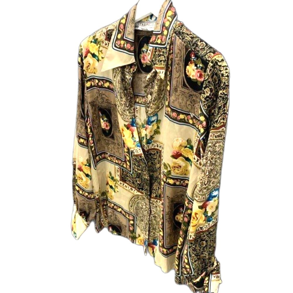 Starington Vintage 100% Silk Blouse - Size 6 - Picture 3 of 5